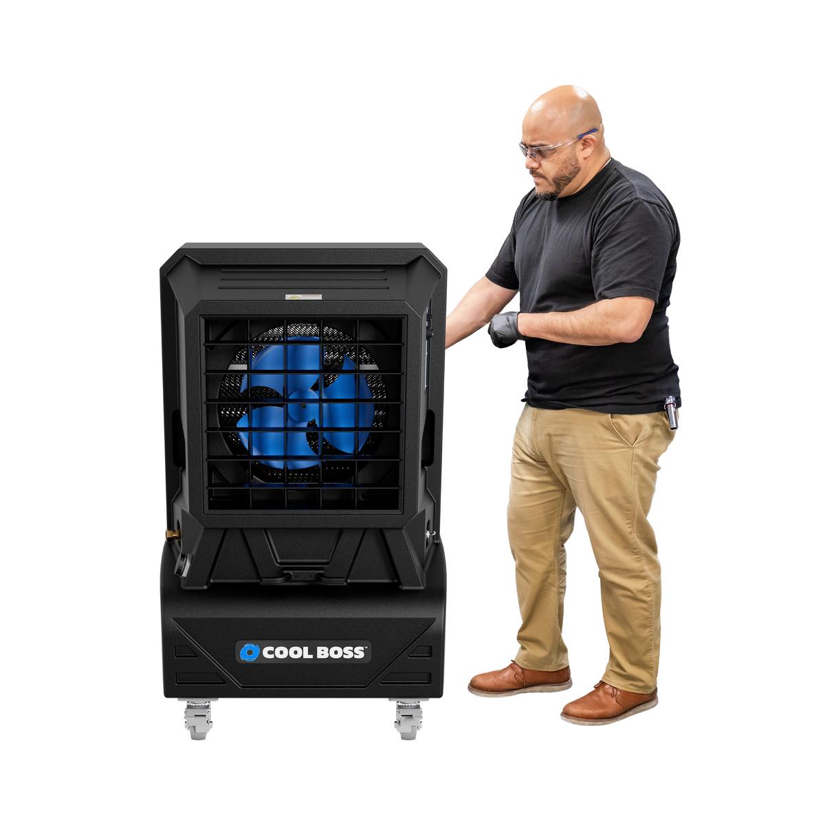 CB-14SL Evaporative Air Cooler with Oscillating Fan Industrial Air