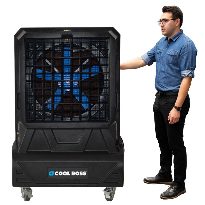 Cool Boss CB-26SL Evaporative Air Cooler with Swing Louvers - 26