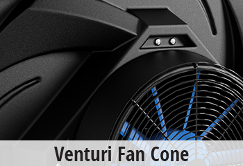 Cool Boss directional Venturi fan cone